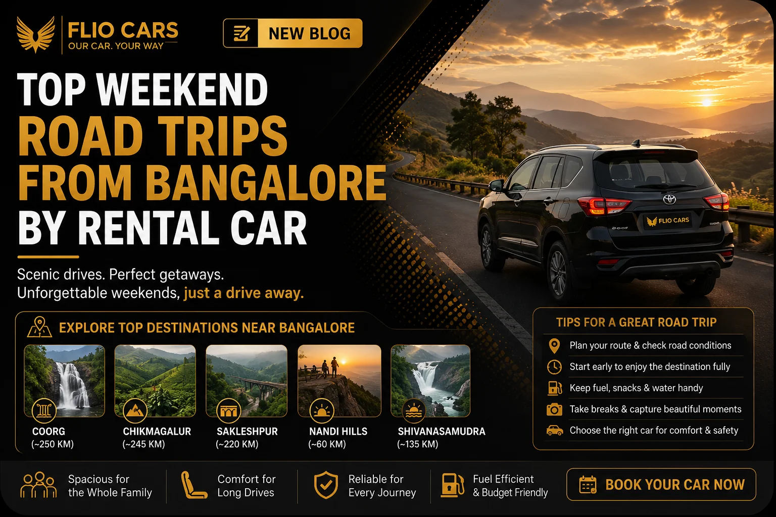 Top Weekend Trips near Bangalore